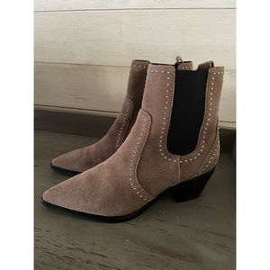 Paige Suede Studded Boots